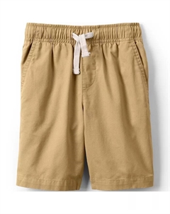 Детские шорты на резинке для девочек, желтый Lands' end