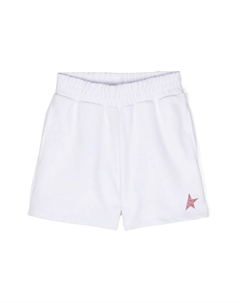 Шорты с блестками, белый Golden goose kids