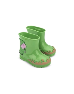 Ботинки Welly x Peppa Pig, зеленый Mini melissa