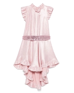 Платье с эффектом металлик, розовый Monnalisa