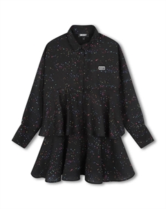 Платье с принтом, черный Dkny kids