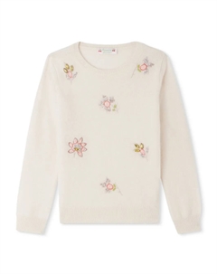 Кашемировый джемпер Giovanna, нейтральный Bonpoint