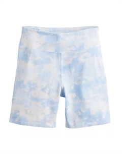 Велосипедные шорты с высокой талией для девочек 6-20 лет, стандартные и большие размеры, мультиколор So