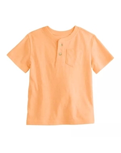 Детская рубашка с карманом для мальчиков Baby & Toddler, цвет orange sorbet Jumping beans