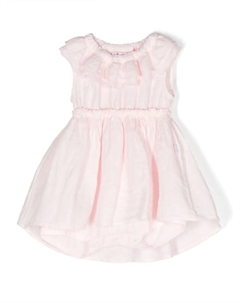 Расклешенное платье с оборками, розовый Il gufo