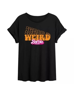 Футболка оверсайз с принтом из фильма для подростков, черный Barbie