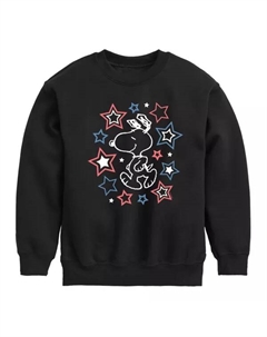 Флисовая кофта Snoopy Stars для мальчиков 8-20 лет, черный Licensed character