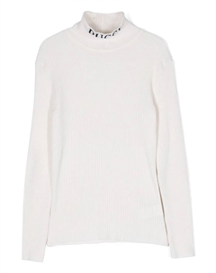 Джемпер с логотипом, нейтральный Pucci junior