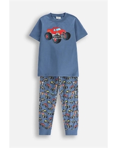 Детская хлопковая пижама, зеленый Coccodrillo