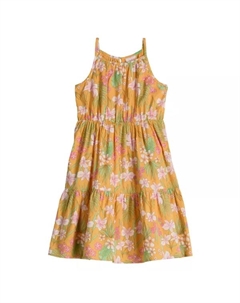 Платье для девочек с ярусами, цвет vintage tropical org Jumping beans