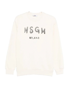 Толстовка с логотипом, нейтральный Msgm kids