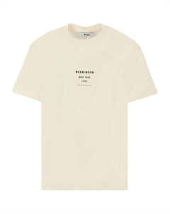 Футболка с короткими рукавами и принтом, нейтральный Msgm kids