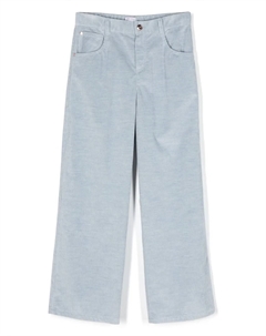Вельветовые брюки, синий Brunello cucinelli kids