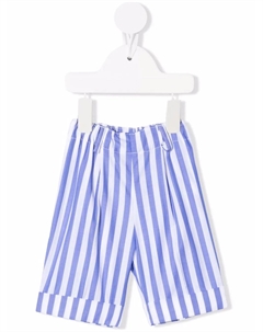 Шорты прямого кроя в полоску, синий Siola