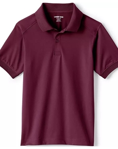 Детская поло с коротким рукавом Rapid Dry, красный Lands' end