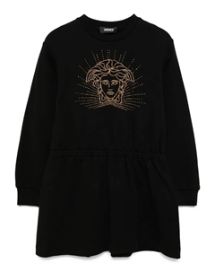 Платье с круглым вырезом, черный Versace kids