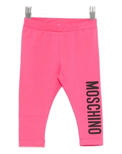 Леггинсы с логотипом, розовый Moschino kids