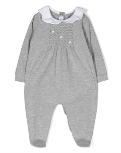 Боди с вышивкой, серый Siola