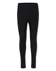 Леггинсы из органического хлопка с логотипом, черный Givenchy kids