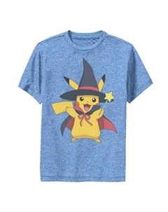 Футболка для мальчика "Покемон Пикачу в костюме ведьмы", синий Licensed character