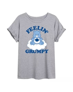 Футболка большого размера с принтом «Медведи заботы юниоров чувствуют себя ворчливыми», серый Licensed character