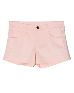 Джинсовые шорты с логотипом, розовый Fendi kids