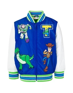 Детская бейсбольная куртка-бомбер с молнией "Little Boys Cars", синий Toy story