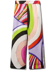 Брюки с принтом Iride, мультиколор Pucci junior