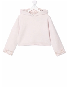 Худи с логотипом, розовый Fendi kids