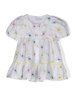 Ярусное платье с принтом, белый Patachou