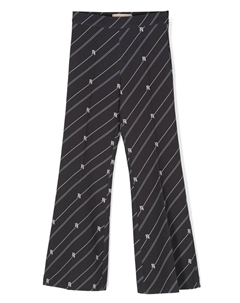 Брюки в полоску, черный Elisabetta franchi la mia bambina