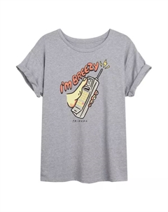 Друзья-юниоры, я свежая, свободная футболка, серый Licensed character