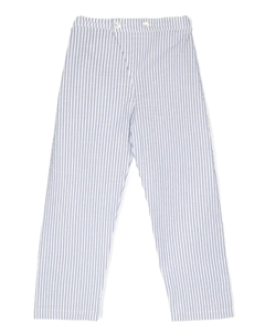 Полосатые брюки прямого кроя, синий Siola
