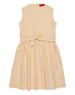 Полосатое платье без рукавов, желтый Max&co. kids
