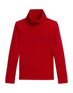 Водолазка с высоким воротником и длинными рукавами, красный Polo ralph lauren kids