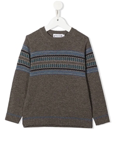 Свитер с круглым вырезом, серый Bonpoint