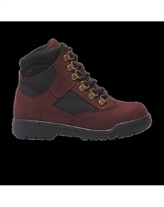 Ботинки 6-Inch Field Boot Little Kid 'Burgundy', красный Timberland