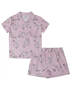 Пижамный комплект для девочек 4-16 лет: топ и шорты, цвет roses Jellifish