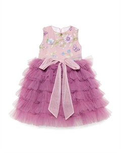 Платье с оборками, фиолетовый Speranza