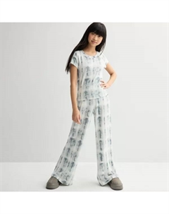 Комплект из двух предметов: футболка Hacci и расклешенные брюки для девочек 7-16 лет, серый Limited too