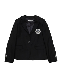 Блейзер с нашивкой-логотипом, черный Dolce & gabbana kids