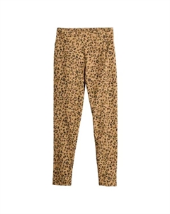 Девчачьи леггинсы с высокой талией 6-20 в обычных и плюс размерах, цвет tan leopard So