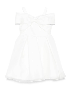 Платье с бантом, белый Abel & lula