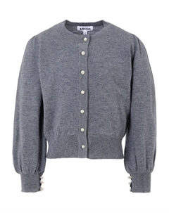 Кардиган с объемными рукавами, серый Molo