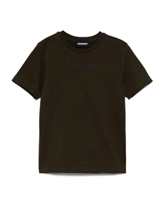 Футболка с логотипом, зеленый Dsquared2 kids