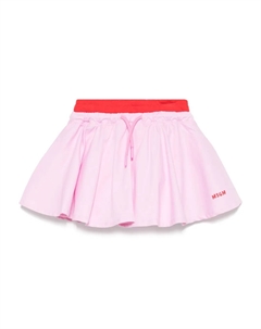 Многослойная юбка мини, розовый Msgm kids