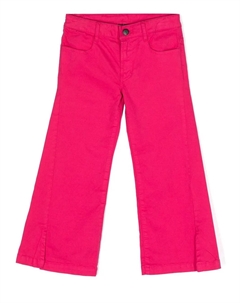 Широкие брюки с нашивкой-логотипом, розовый Dkny kids