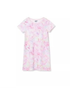 Детская ночная сорочка с коротким рукавом, мультиколор Lands' end