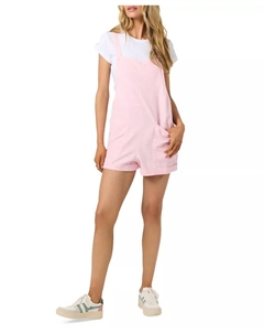 Детский летний комбинезон Summerlin из хлопка и льна без рукавов, розовый O`neill