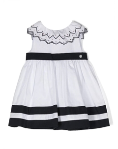 Платье с узором зигзаг, белый Patachou